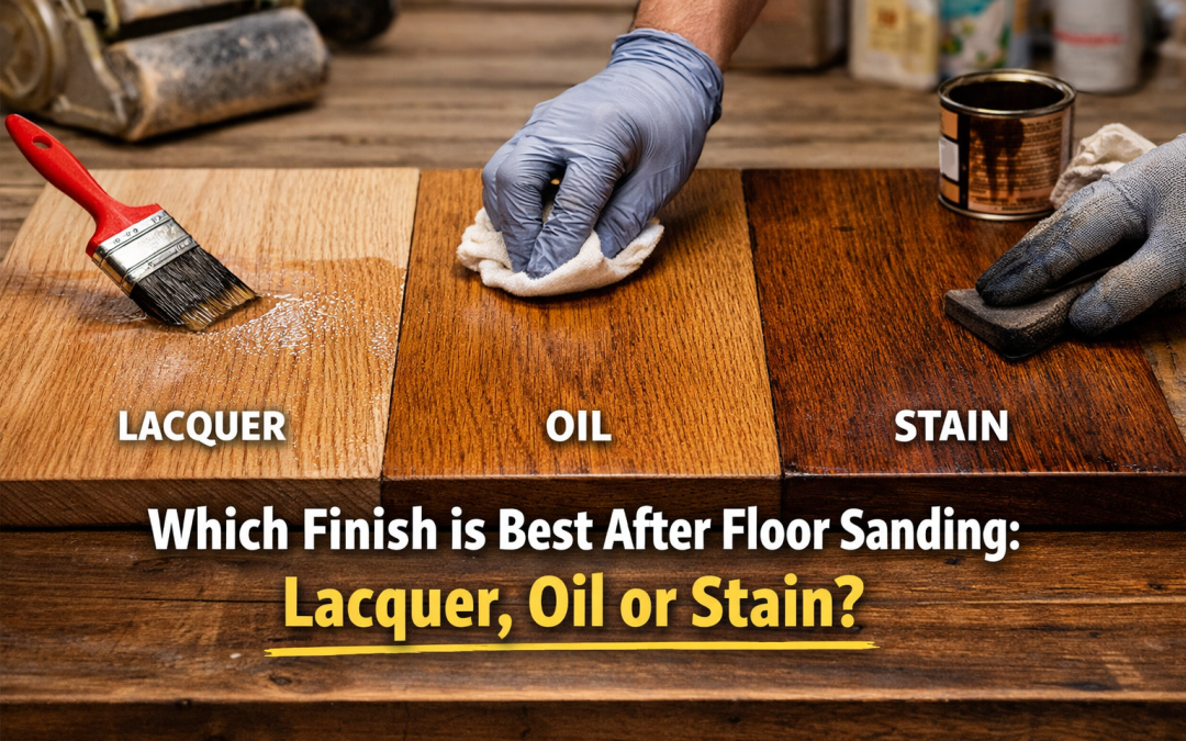 Which Finish Is Best After Floor Sanding: Lacquer, Oil or Stain?