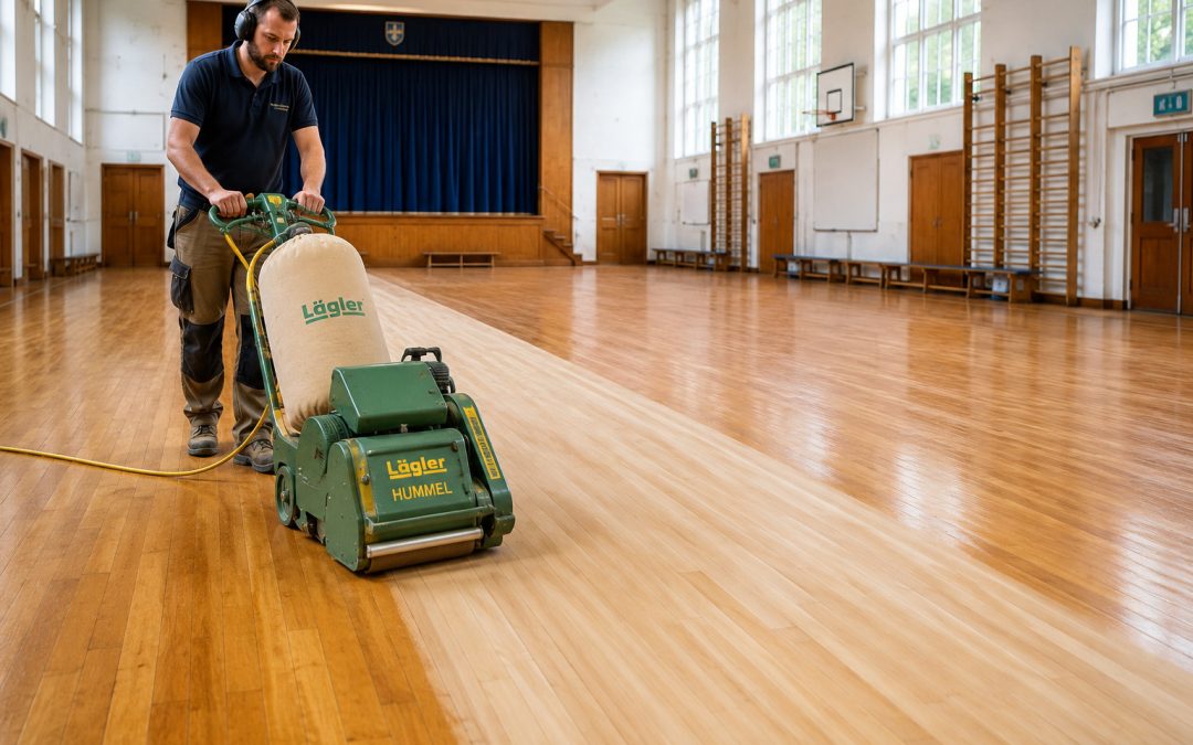 School Gym Floor Sanding in Hackney, E1